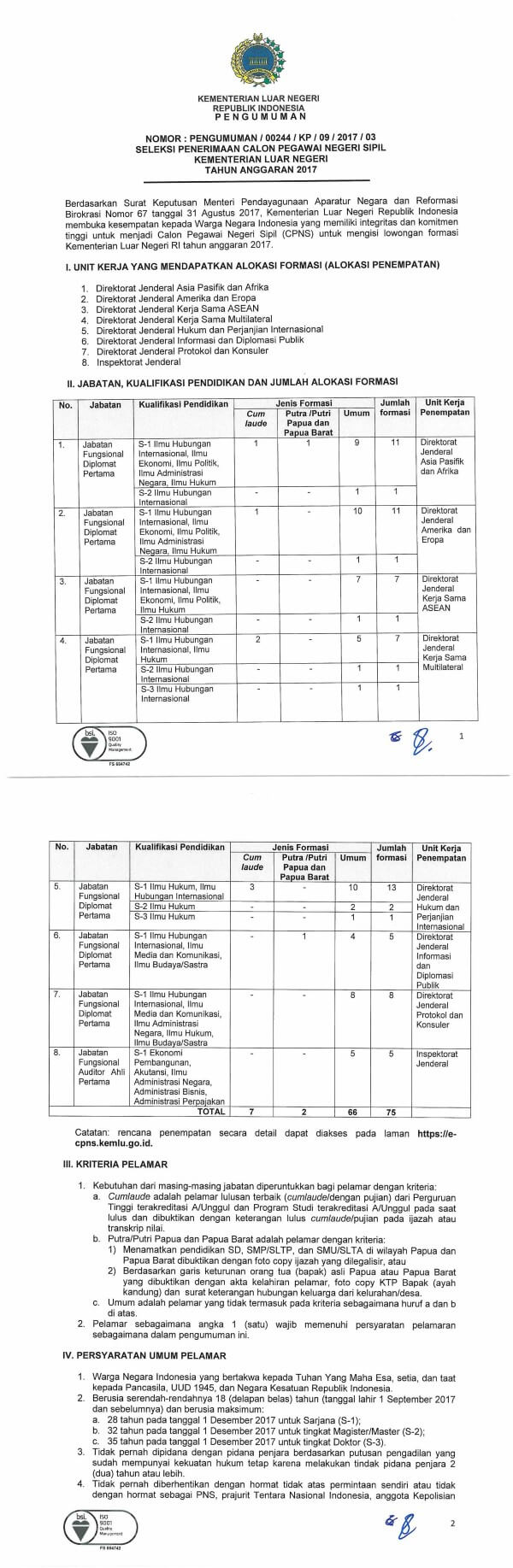 kementerian luar negeri kementerian luar negeri